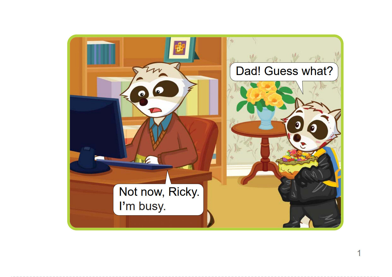 Computer Breakdown绘本故事第2页