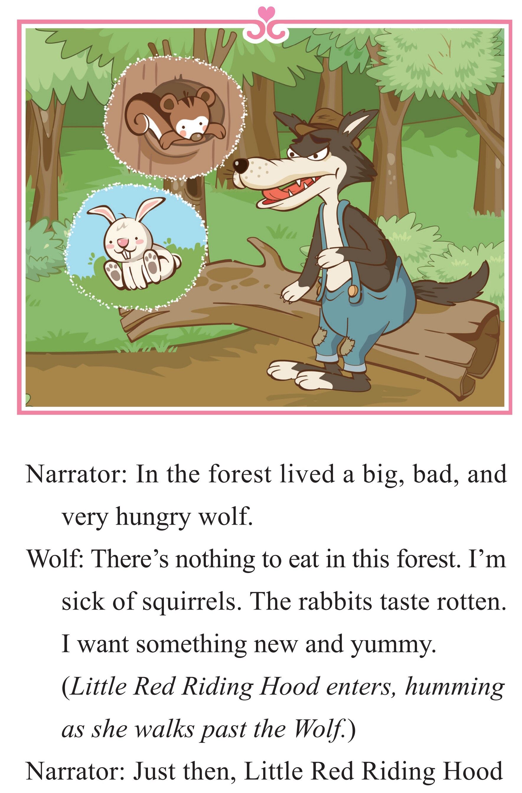 Little Red Riding Hood绘本故事第5页