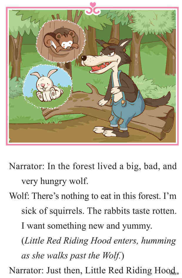 Little Red Riding Hood绘本故事第5页