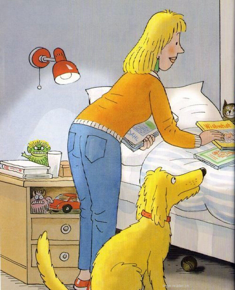 5A The Hairy Scary Monster绘本故事第3页