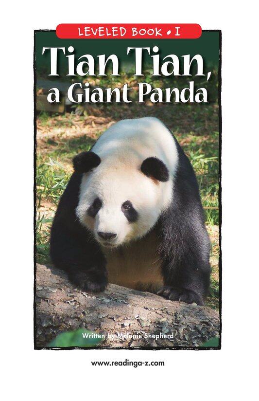 Tian Tian,a Giant Panda绘本故事第2页