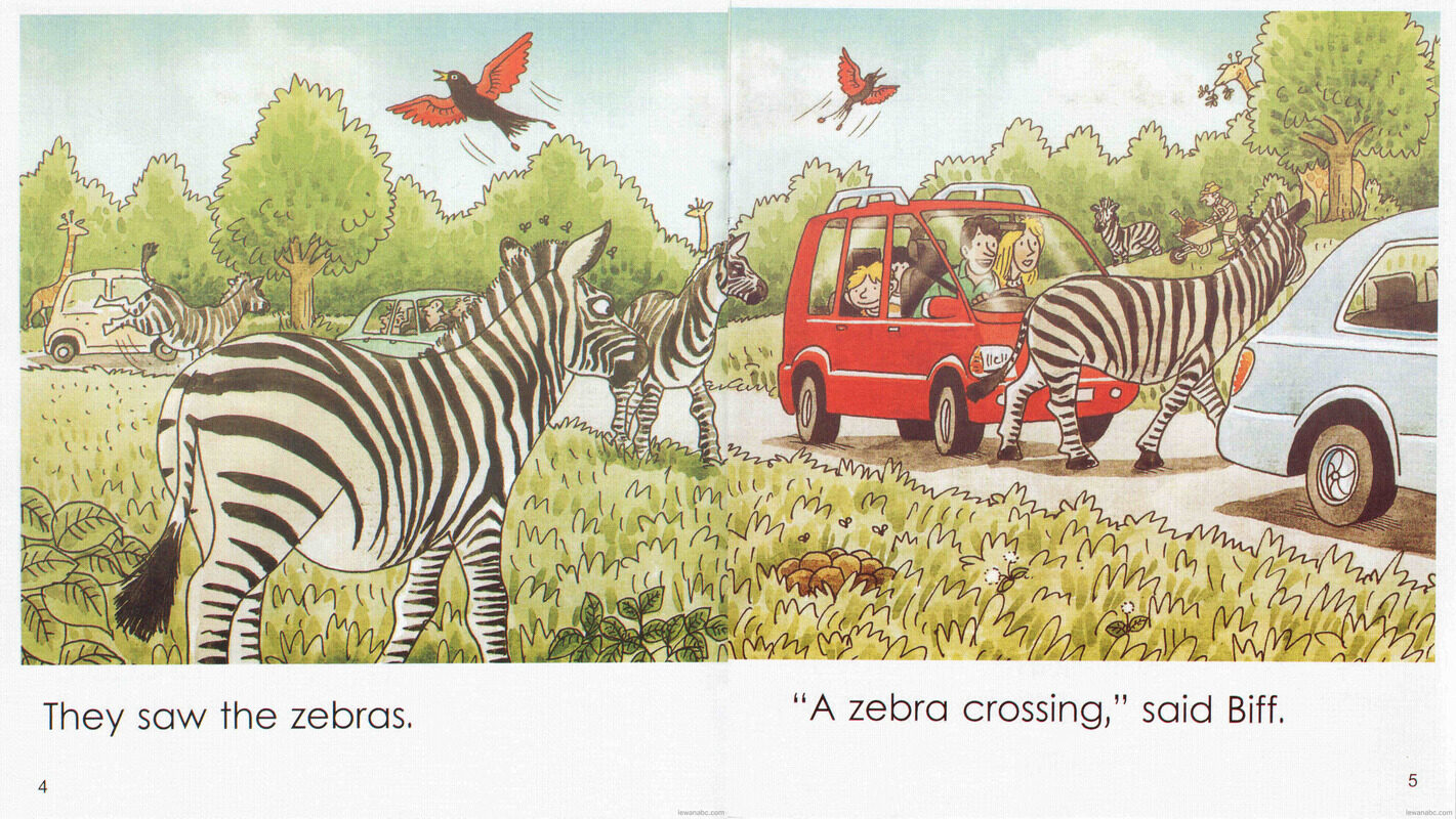 Monkeys on the Car绘本故事第5页