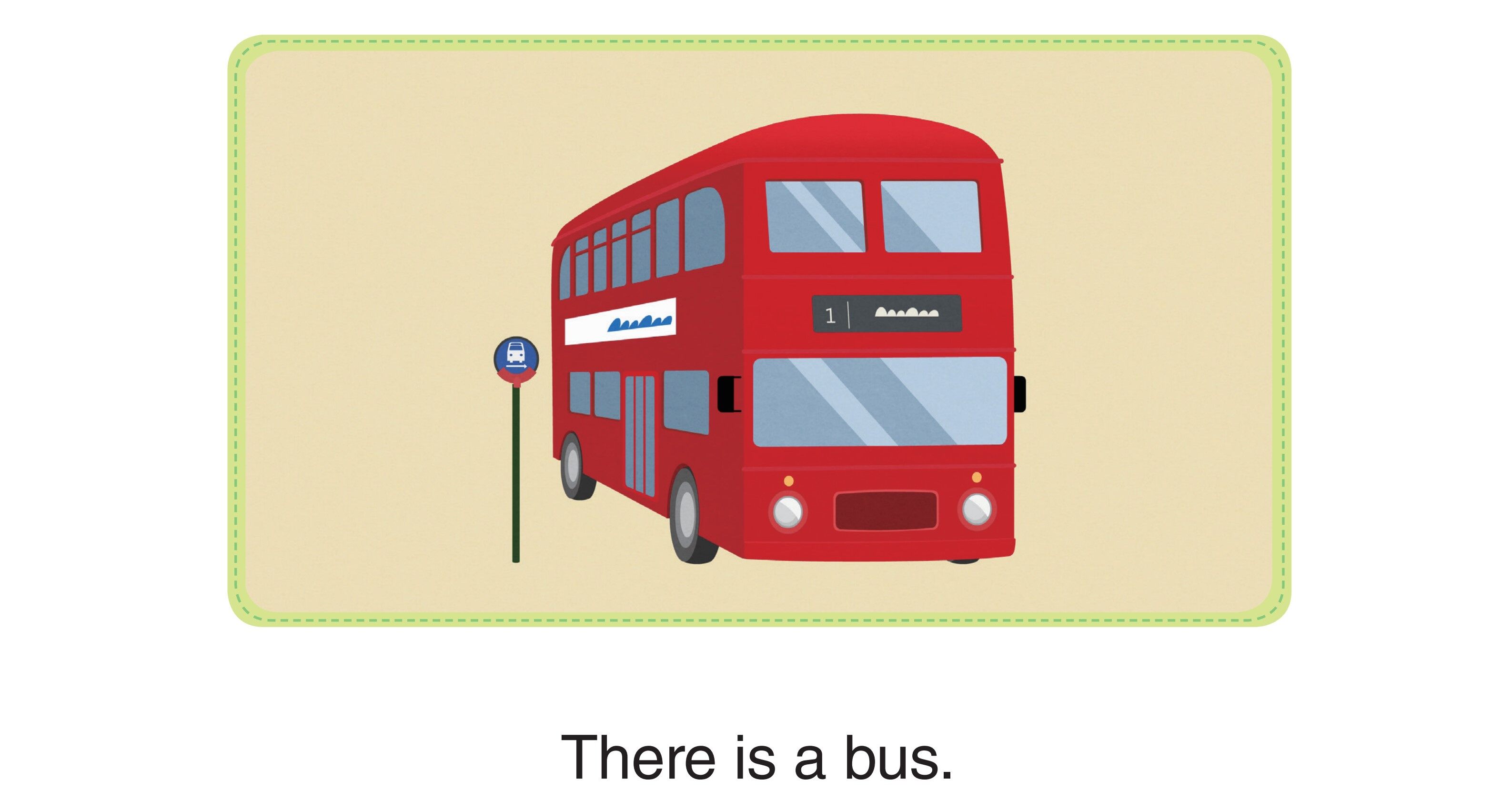 There Is A Bus绘本故事第2页