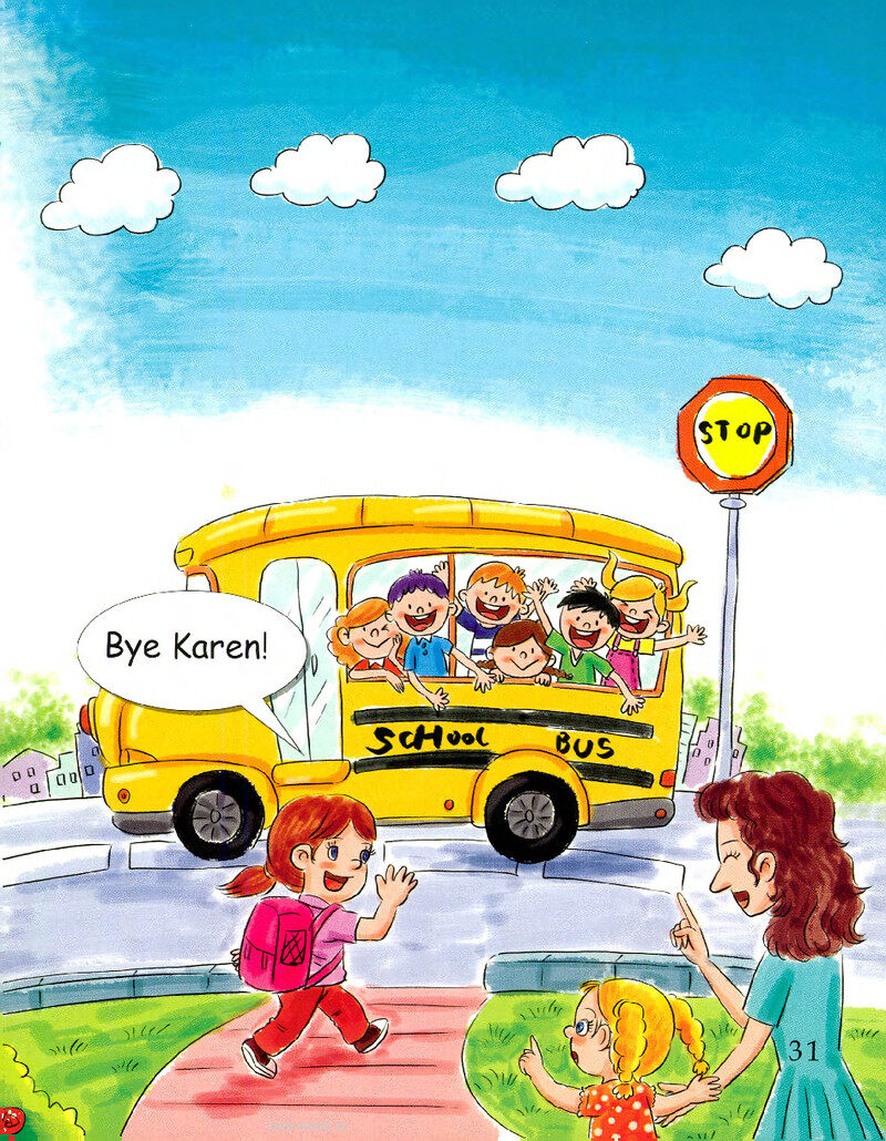 School Bus-1绘本故事第3页