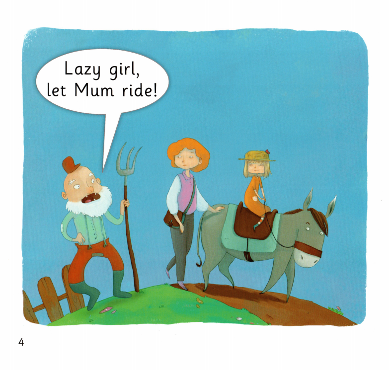 Meg,Mum and the Donkey绘本故事第5页