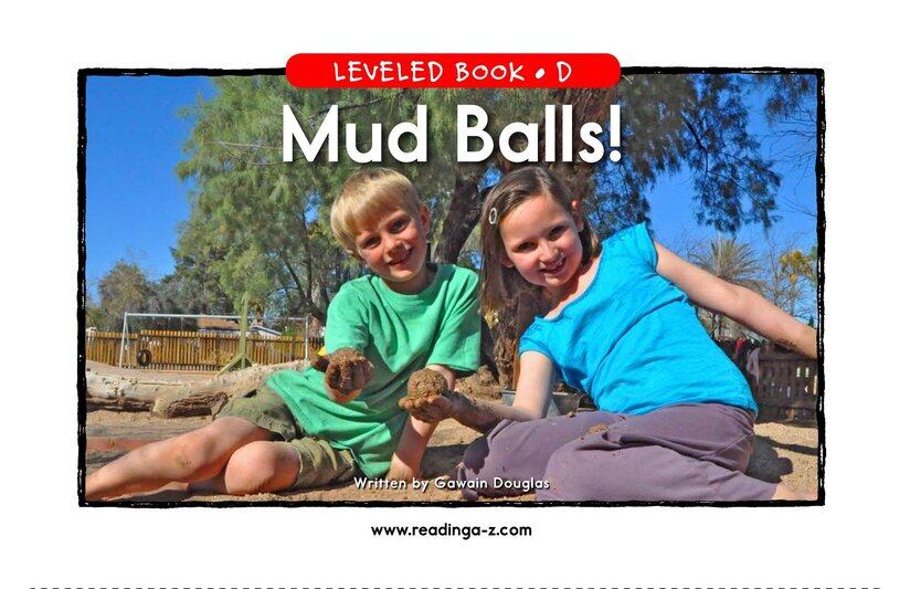 Mud Balls!绘本故事第2页