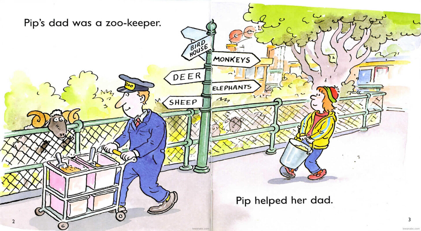 Pip at the Zoo绘本故事第4页