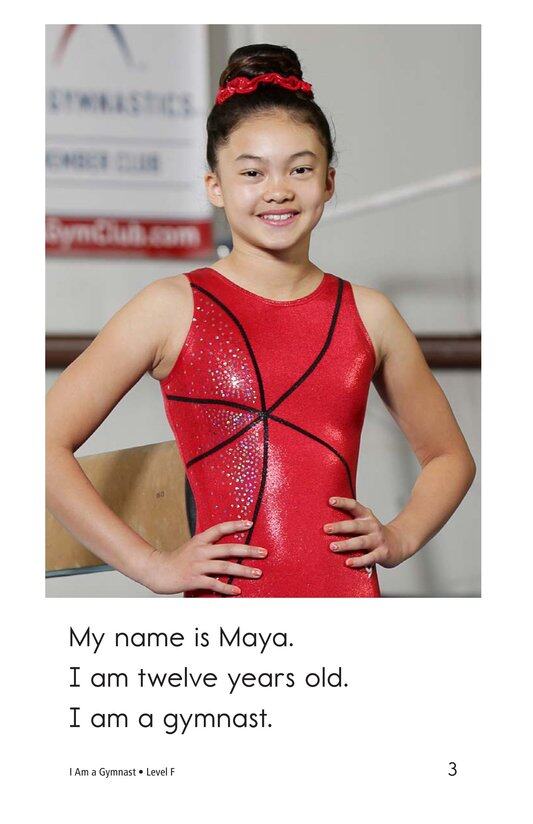 I Am a Gymnast绘本故事第3页