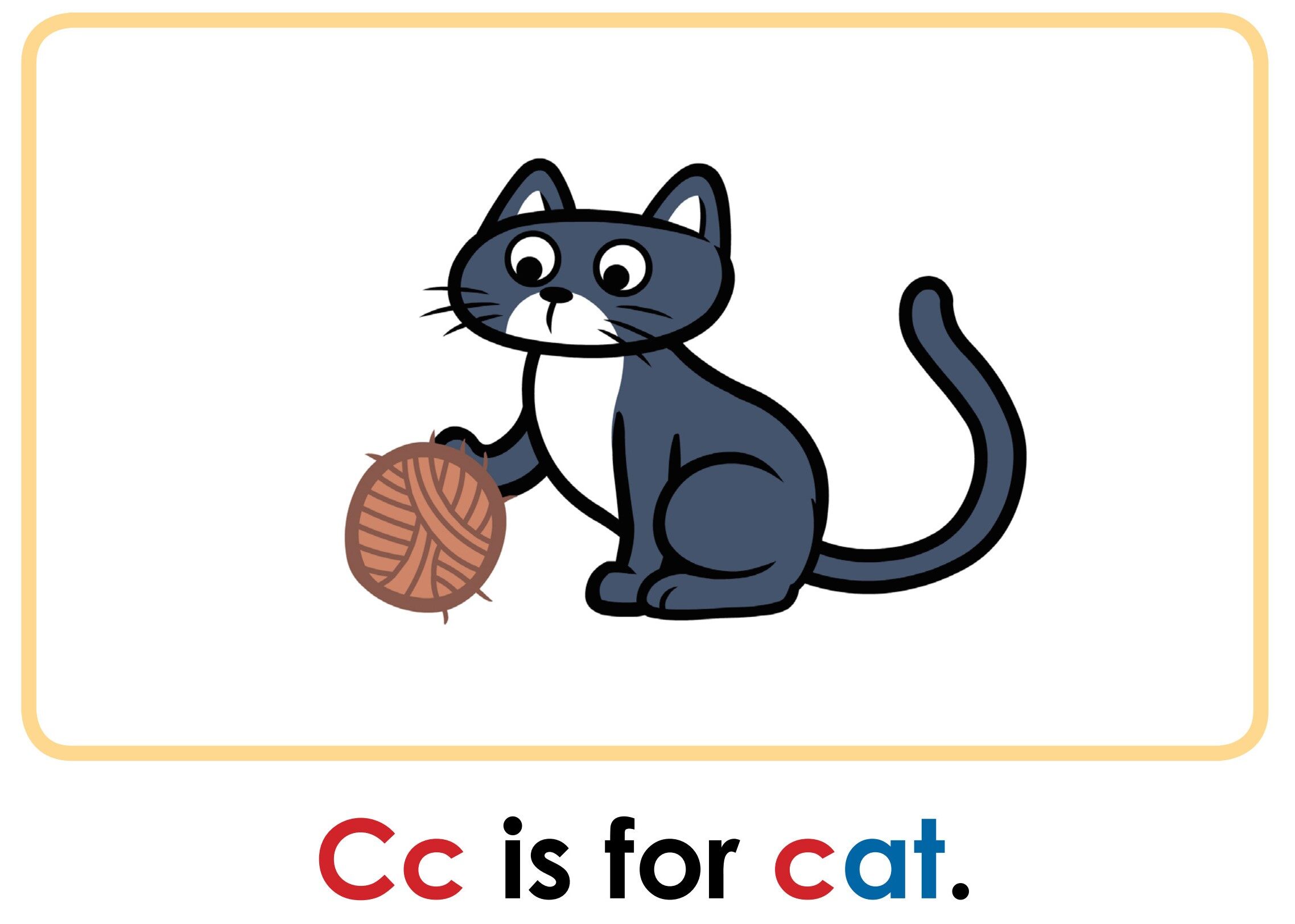 Letter Cc绘本故事第4页