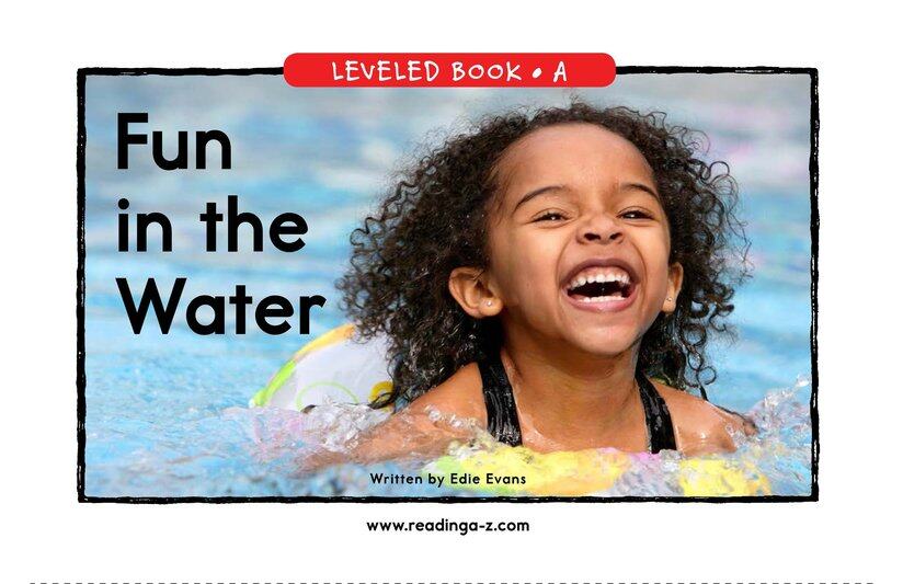 Fun in the Water绘本故事第2页