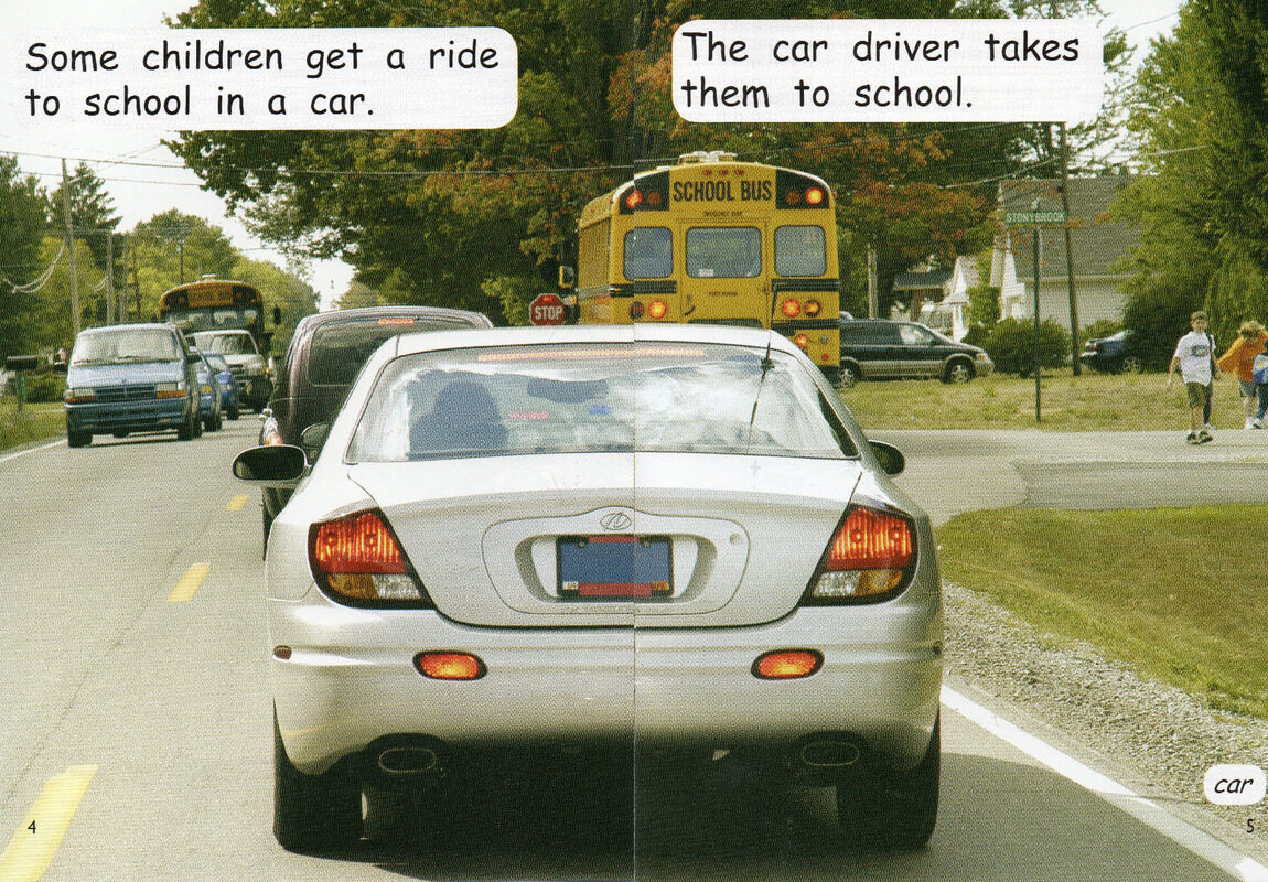 off to school绘本故事第4页