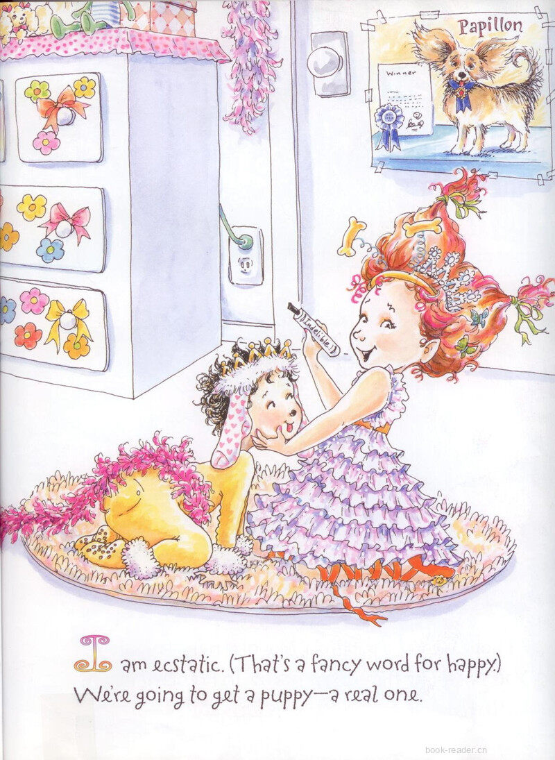 Fancy Nancy and the Posh Puppy绘本故事第3页