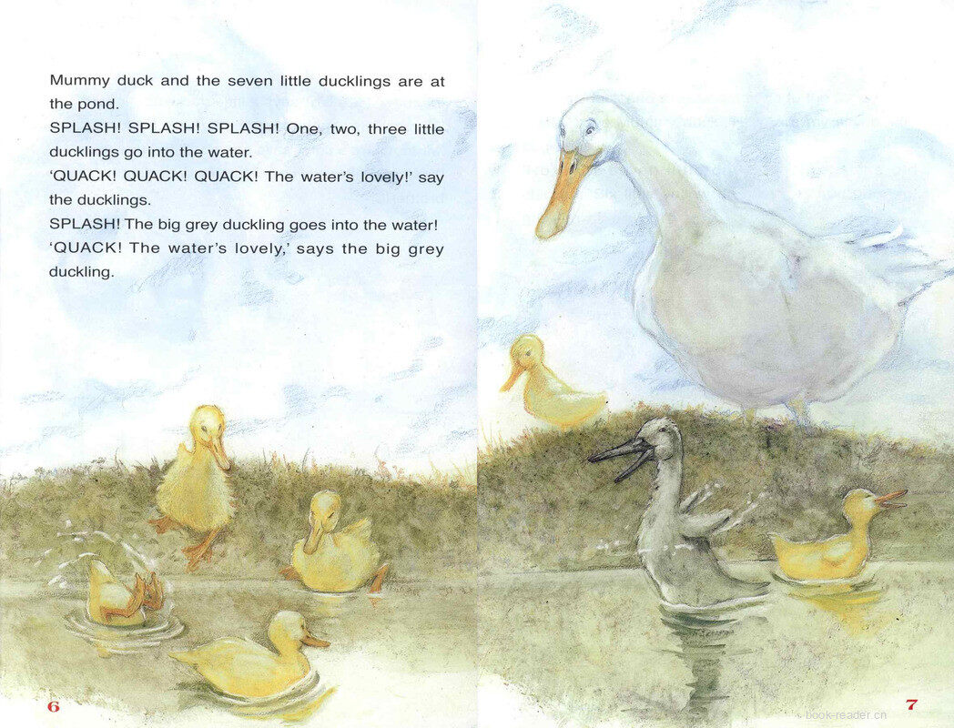 The Ugly Duckling绘本故事第5页