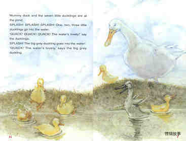 The Ugly Duckling绘本故事第5页