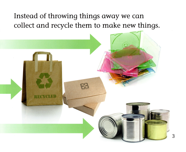 New from Old：Recycling Plastic绘本故事第4页