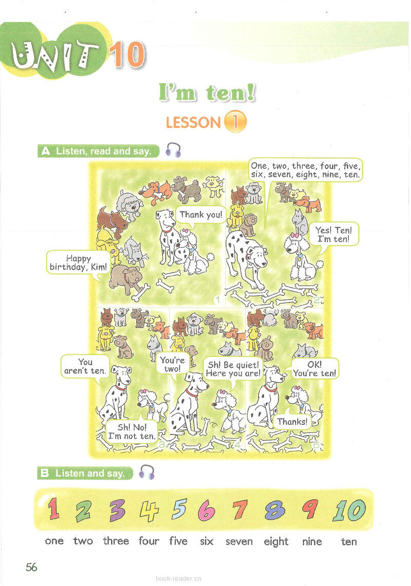 10 I'm ten!绘本故事第2页