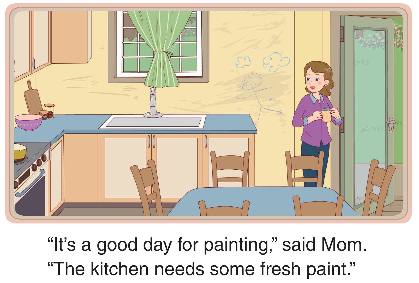 A Good Day for Painting绘本故事第3页