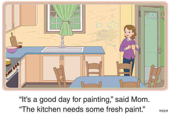 A Good Day for Painting绘本故事第3页