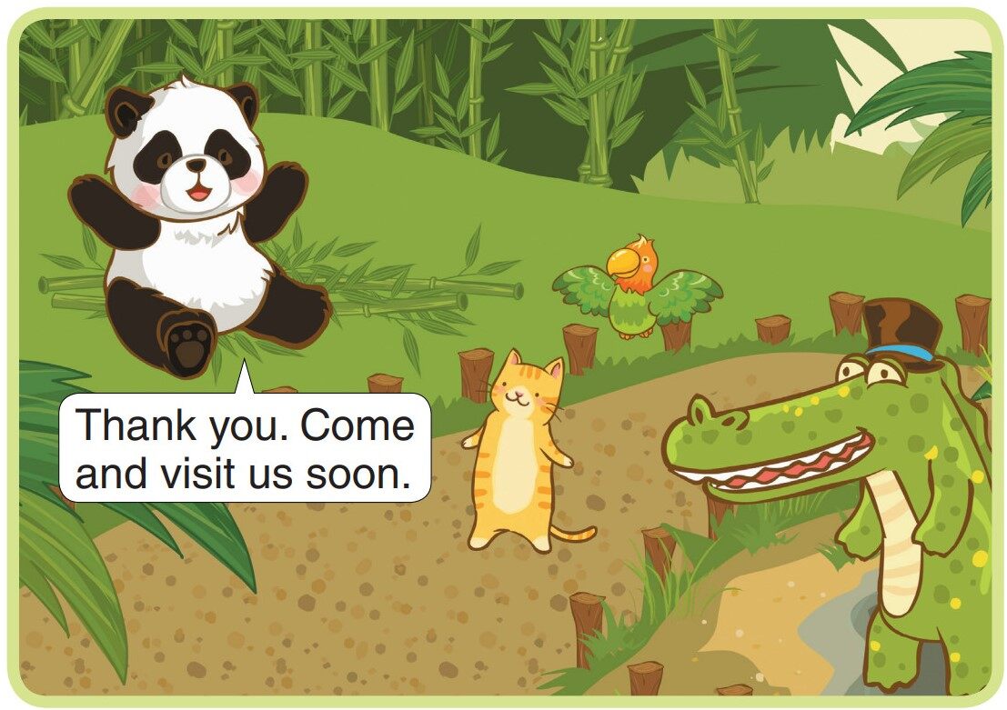 Going by Train绘本故事第5页