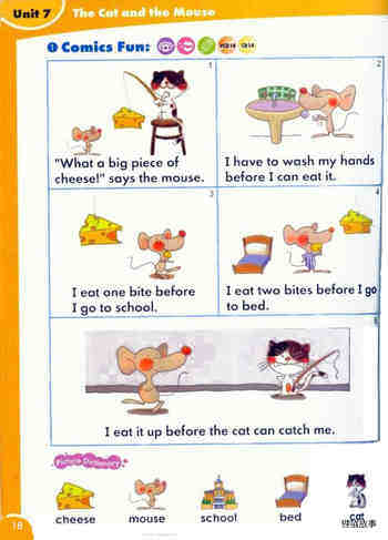 7 The Cat and the Mouse绘本故事第2页