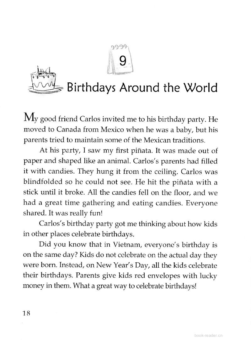 Birthdays Around the World绘本故事第2页