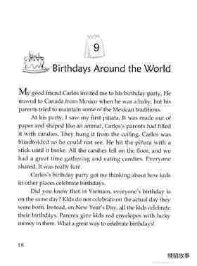 Birthdays Around the World绘本故事第2页