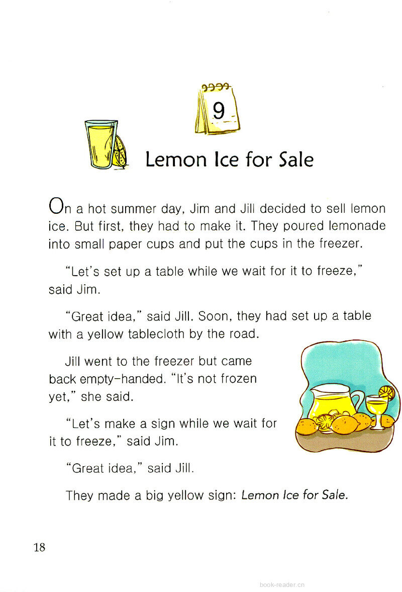 Lemon Ice for Sale绘本故事第2页