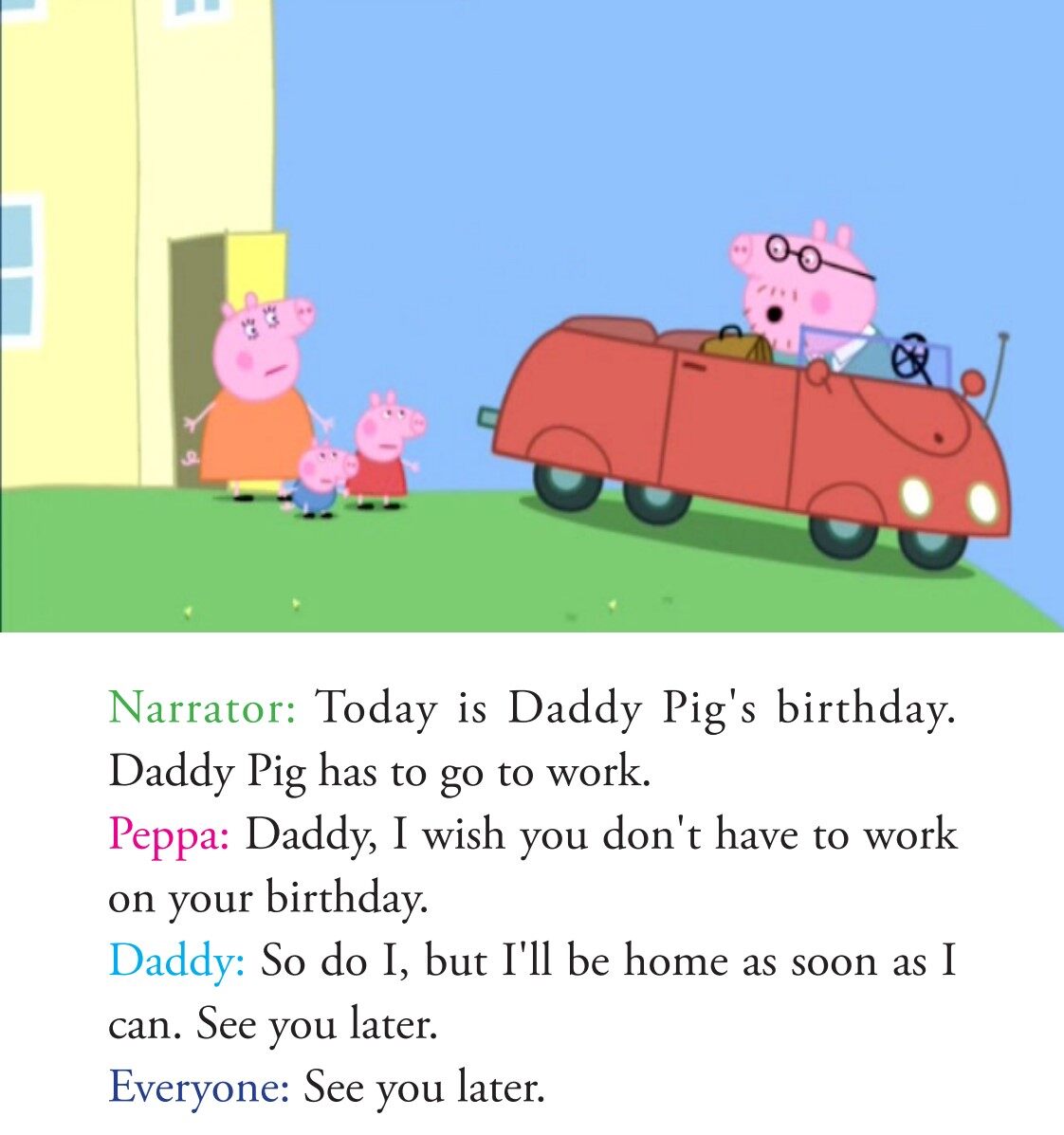 Daddy Pig's Birthday绘本故事第3页