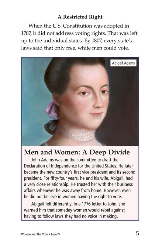 Women and the Vote绘本故事第4页