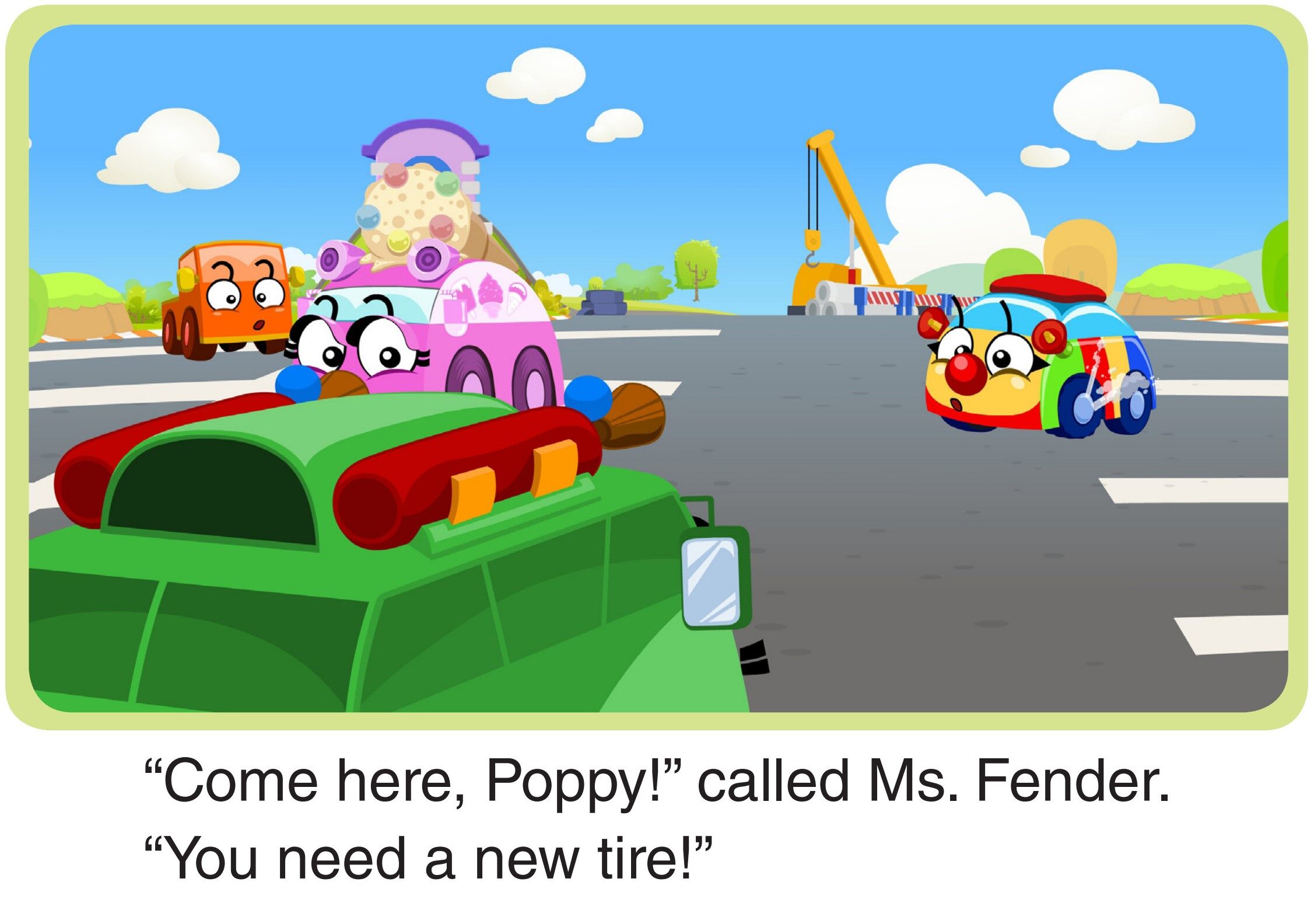 Flat Tire绘本故事第4页