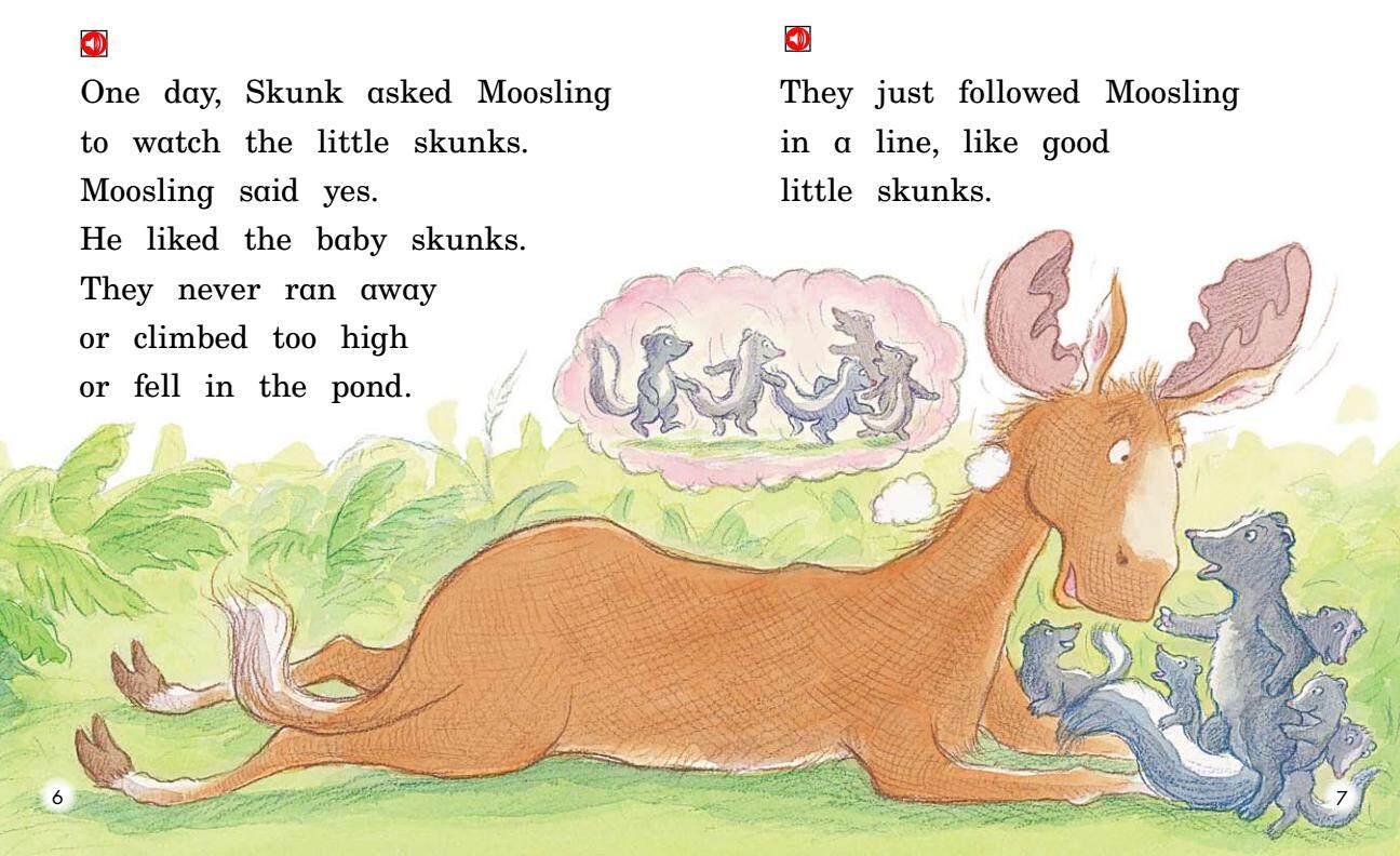 Moosling the Babysitter绘本故事第5页