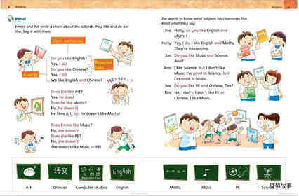 3A Unit 1 I like English绘本故事第3页