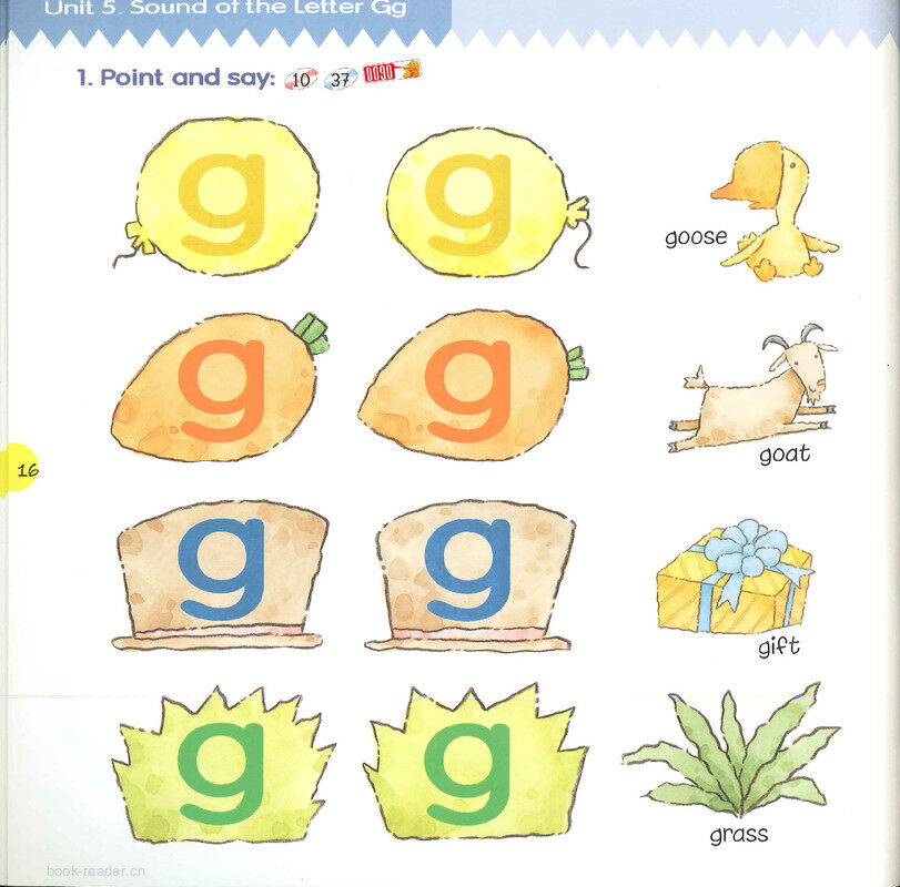 5 Sound of the Letter Gg绘本故事第3页