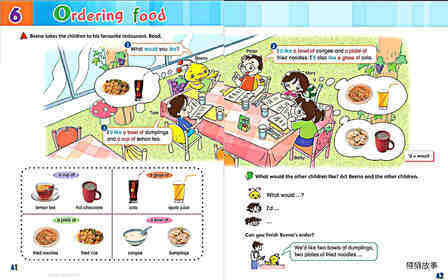 6 Ordering food绘本故事第3页
