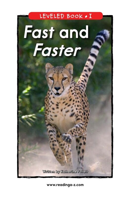 Fast and Faster绘本故事第2页