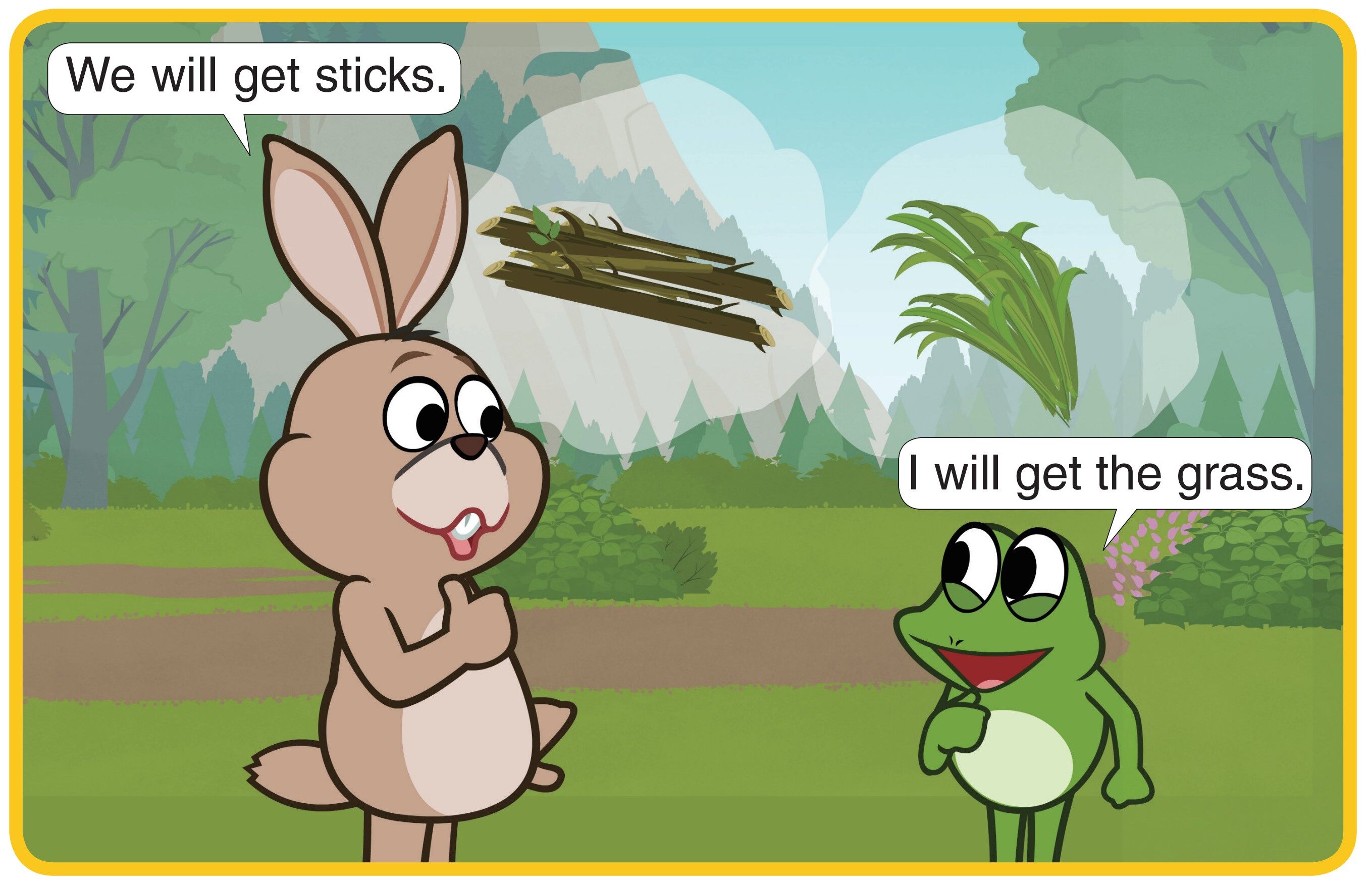 Let's Get Apples绘本故事第4页