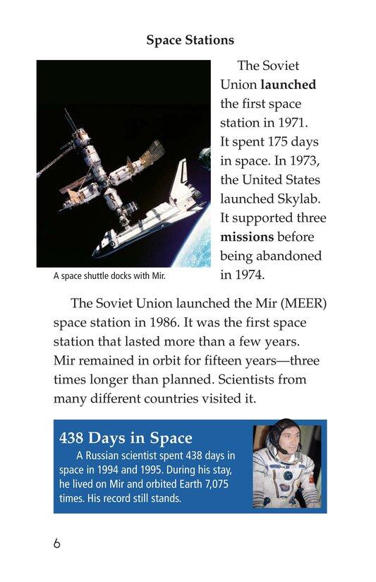 Life in Space绘本故事第5页