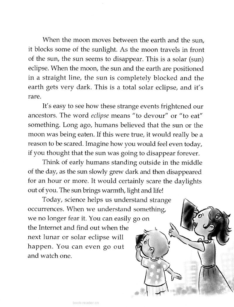 When the Sun or the Moon Disappears绘本故事第3页
