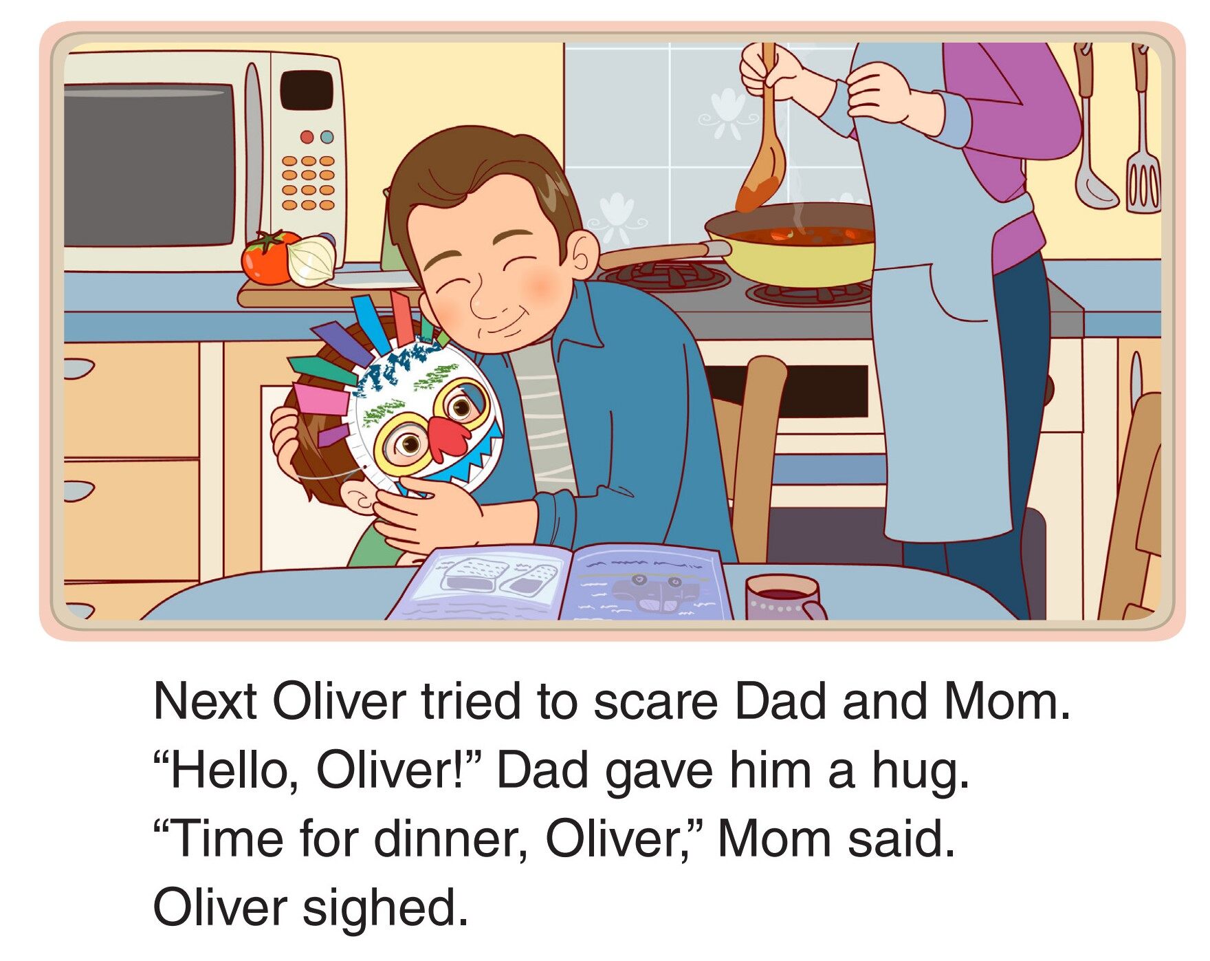 A Scary Mask绘本故事第4页