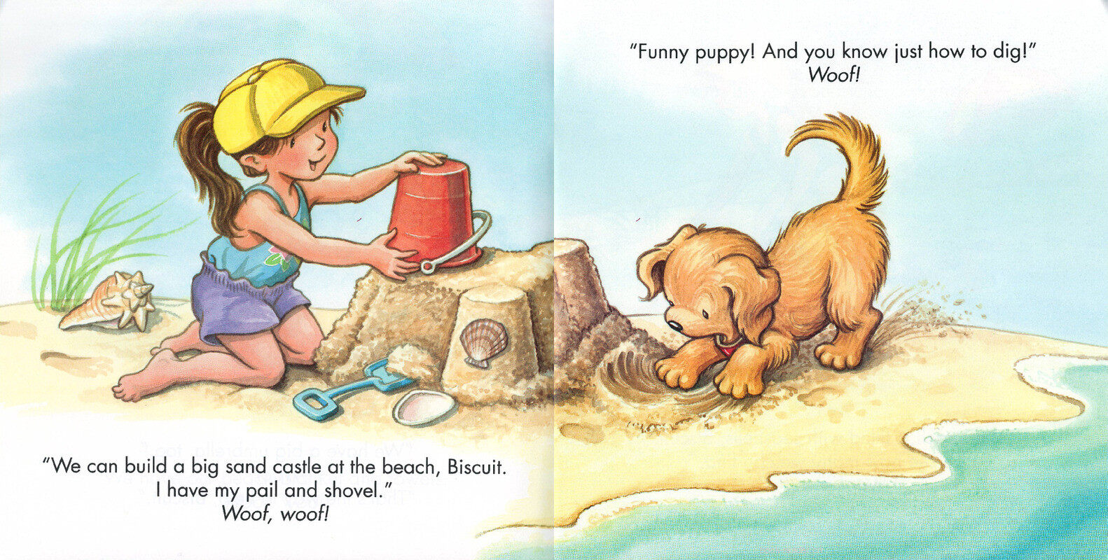 Biscuit's First Beach Day绘本故事第5页