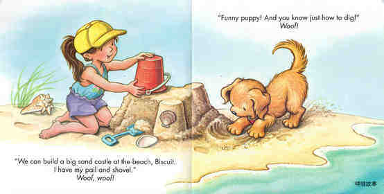 Biscuit's First Beach Day绘本故事第5页