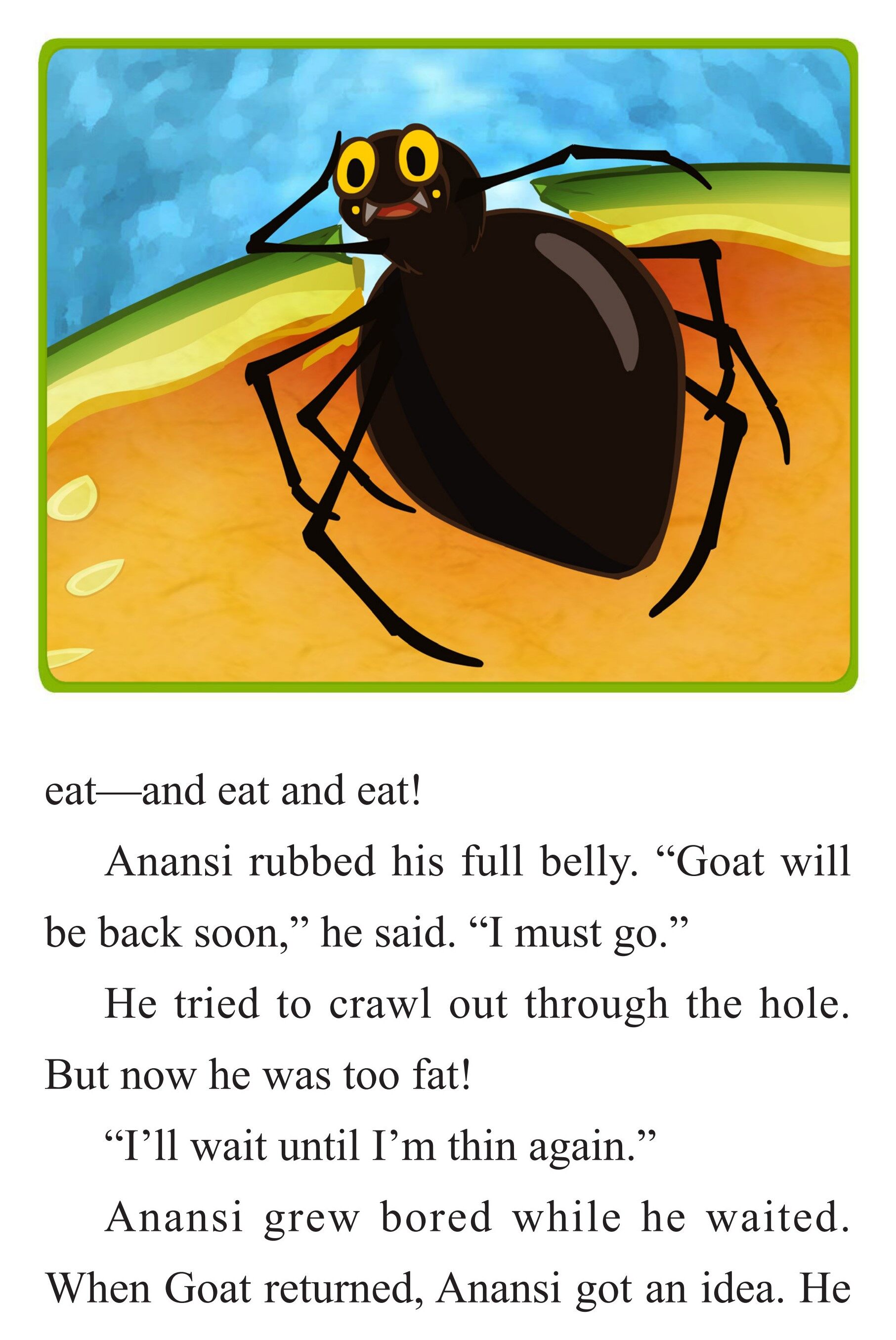 Anansi and the Melon绘本故事第3页