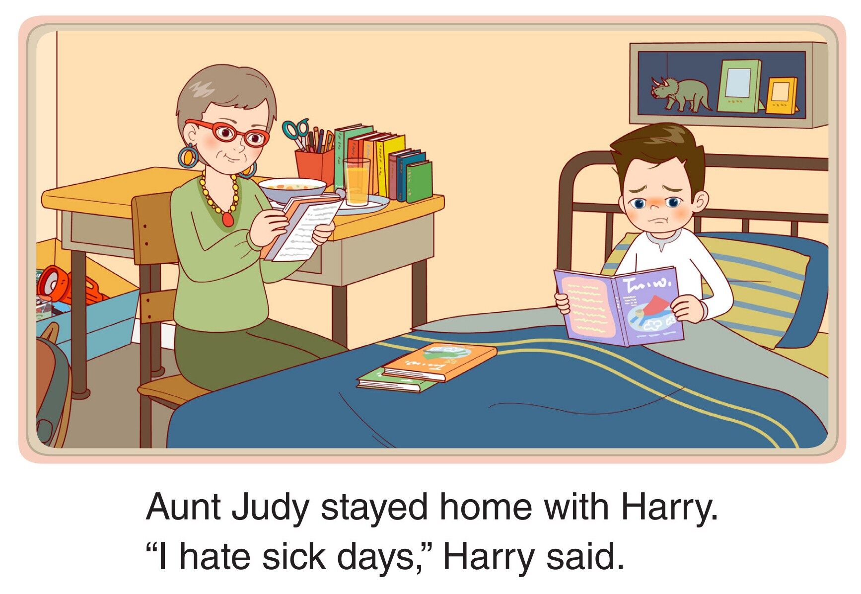 Harry’s Sick Day绘本故事第5页