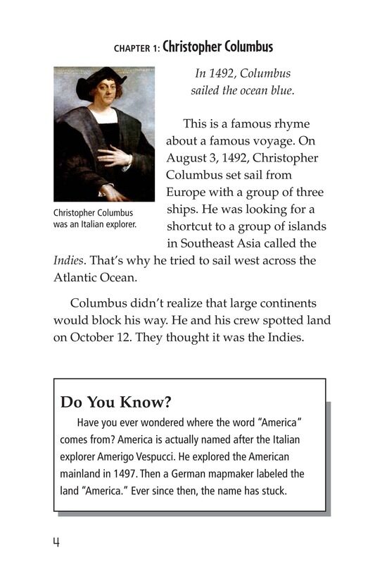 Discovery in the Americas绘本故事第3页