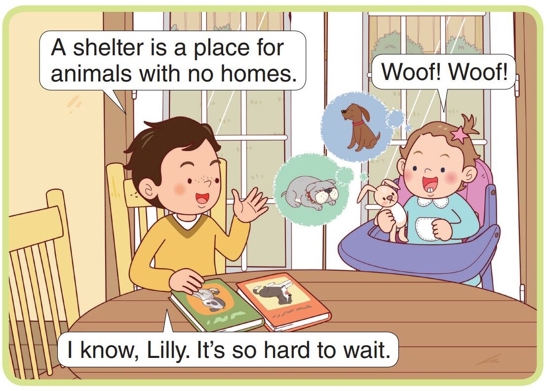 Sam Meets Lucky绘本故事第4页