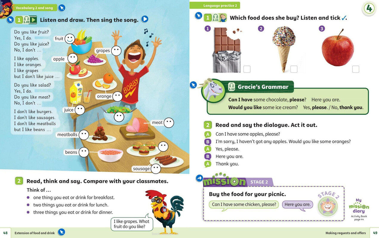 04 Food with friends绘本故事第4页