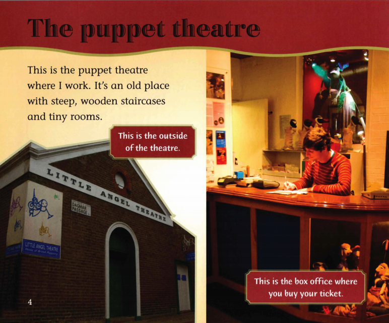 Inside the Puppet Theatre绘本故事第5页