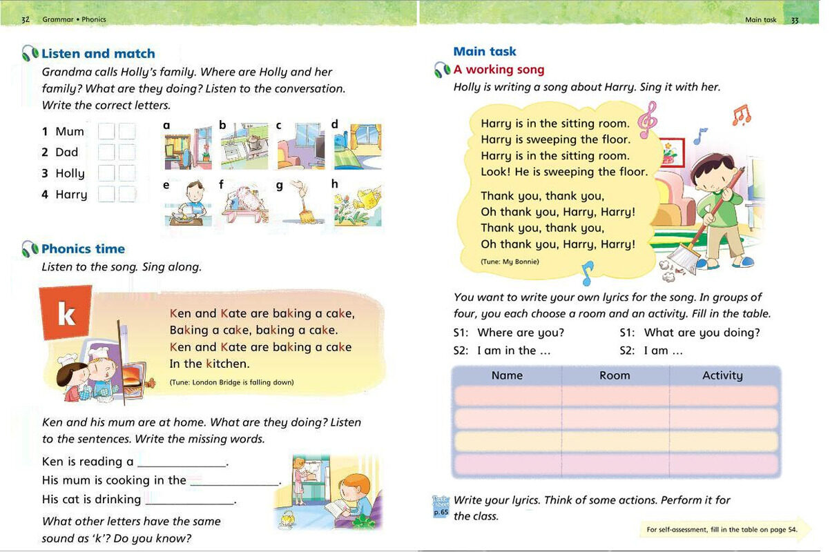 2A Unit 4 Our new flat绘本故事第5页