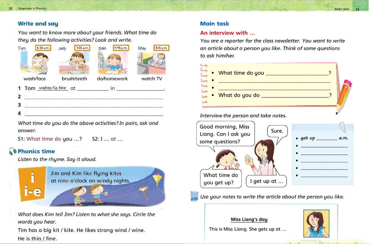 2B Unit 4 An interview with Mr Gordon绘本故事第5页