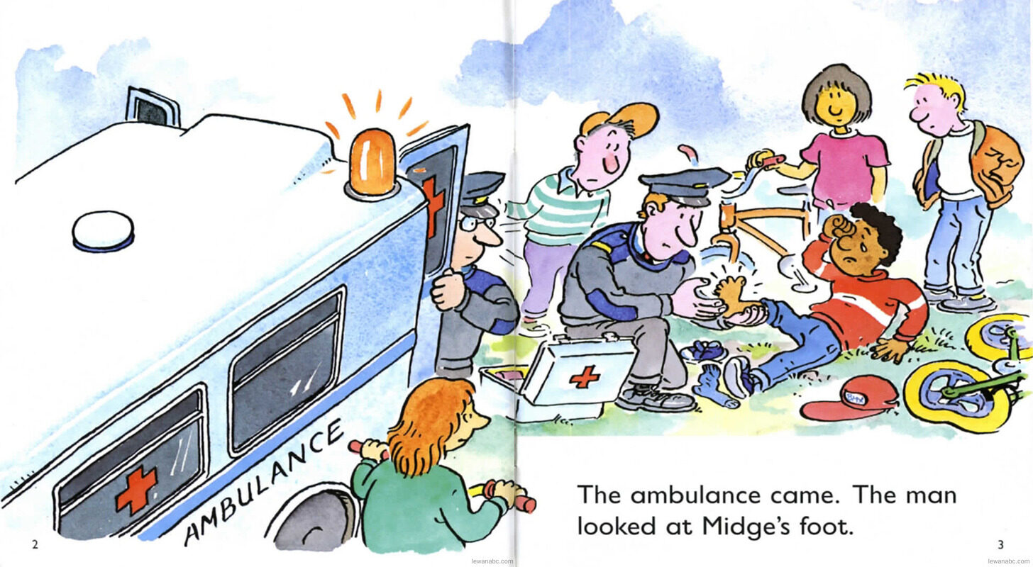 Midge in Hospital绘本故事第4页